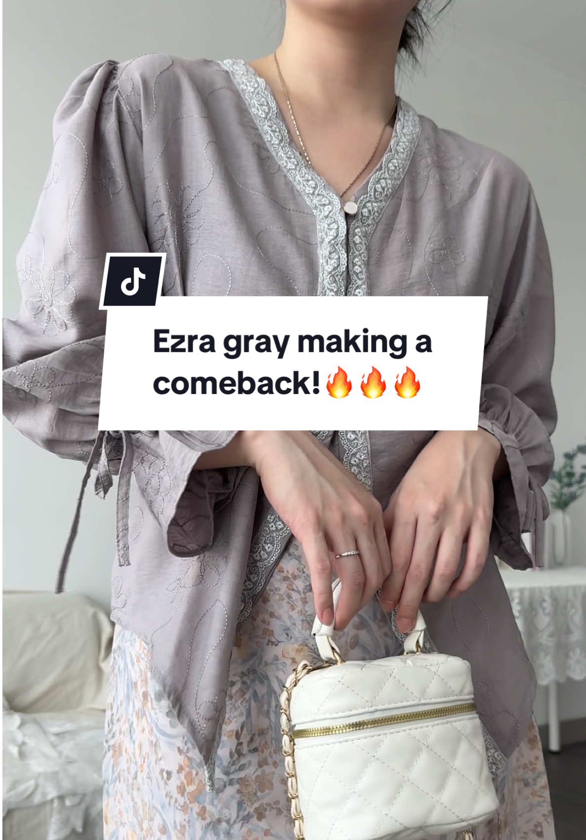 Salah satu warna ezra yang banyak banget di request: gray! #TikTokImpact #openaffiliate #fashiontiktok #liveshopping #TikTokFashion #hijabfriendly #outfithijab #coquette #coquetteaesthetic #coquettecore #bajulebaran #lebaran #ootdlebaran #bajukorea #koreanlook #koreanfashion #paydaysale #wibgajian #kebaya #kebayamodern #kebayakutubaru #kebayawisuda #kebayalamaran #GajianSale #PromoGuncang88