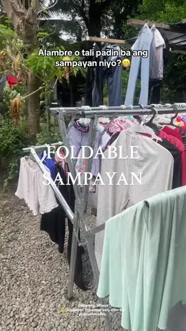 Foldable Sampayan na heavy duty at marami na kaung maisasampay then napaka mura lang🥰 #foldablesampayan #sampayan #foldablesampayanstainless #clothessampayan 
