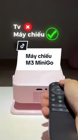 Tạm biệt Tv cồng kềnh😒, rước ngay máy chiếu M3 MiniGo😍😘 (nhỏ gọn, linh hoạt, hình ảnh sắc nét). Mang đến như ở rạp🤩. #MovieLegend #maychieumini #maychieu #decor #trending #tiktokviral #netflix 