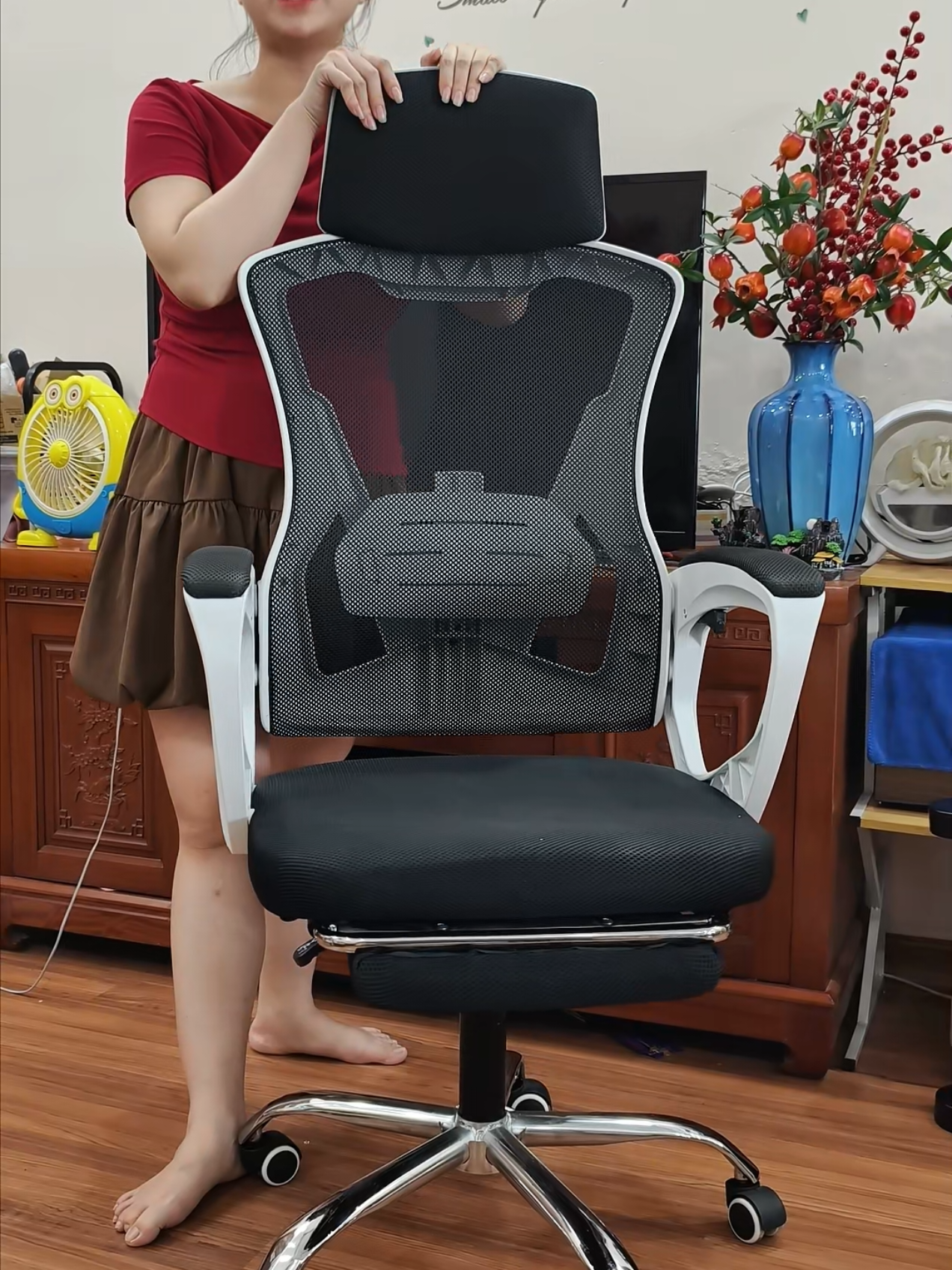 {CTH_11}_Ghế tựa lưng Anzani CTH11 Công thái học văn phòng nhiều tính năng kết hợp lưng kép điều chỉnh #ghetualung #ghecongthaihoc #ghevanphong #anzani  #gocvanphongcuatien 