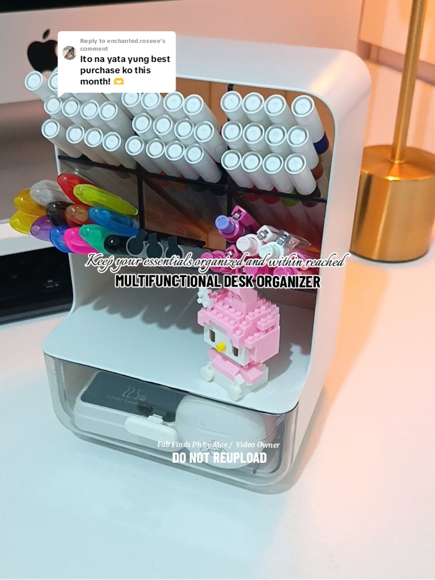 Replying to @enchanted.roseee  Multifunctional Desk Organizer Keep your essentials organized and within reached. #organizer  #deskorganizer  #storageorganizer  #penholder 