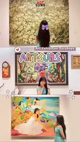 Bingung mau main kemana? Ke ARTSUBS aja gais!!😉🤩 Banyak karya seni keren² yang bisa kalian jumpai disana ,★⌒ヽ @art.subs : Material Ways 💵HTM : Umum : 100K | Pelajar : 50K 📍Balai Pemuda Surabaya [ 2 Agustus - 7 September 2025 ] 🕰️Jam : 10.00 - 22.00 #fyp #fypシ゚ #placetogosurabaya #surabaya #artexhibition #artexhibitionsurabaya #artsubs #fyppp 