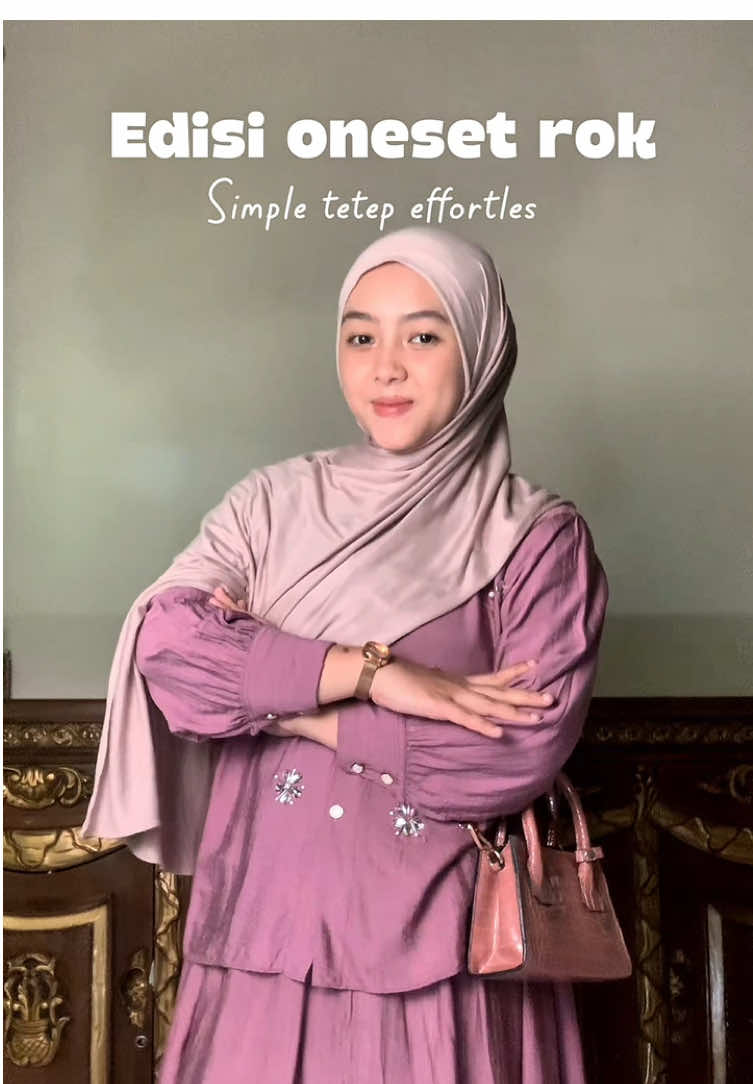 Emang paling enak pake oneset simple tapi tetep effortles😍 #onesetkekinian #setrok #setrokkekinianterlaris #setrokmurah #setrokviral 