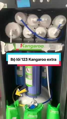 Bộ lõi 123 dùng thay thế cho máy lọc RO dùng cốc 10 inch#locnuocthanhcong #bo123kangarooextra #kangaroo #xuhuong 