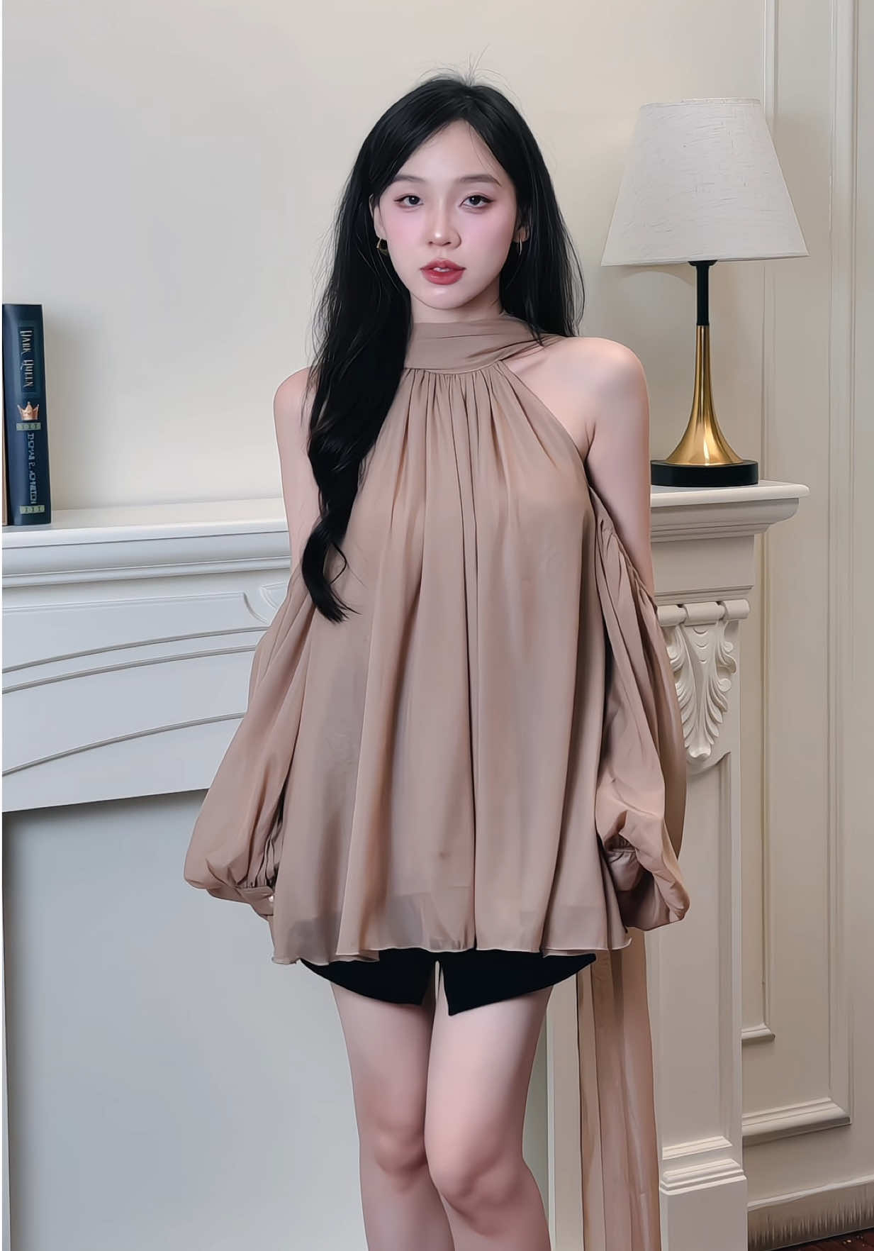 Chiếc áo tiểu thư – thanh lịch – nhẹ nhàng nhưng vẫn trendy #enkavietnam #tiktokshop #doubledaysale 