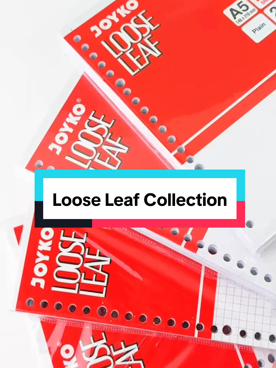 Lengkap nih! Joyko punya isi binder bergaris, kotak