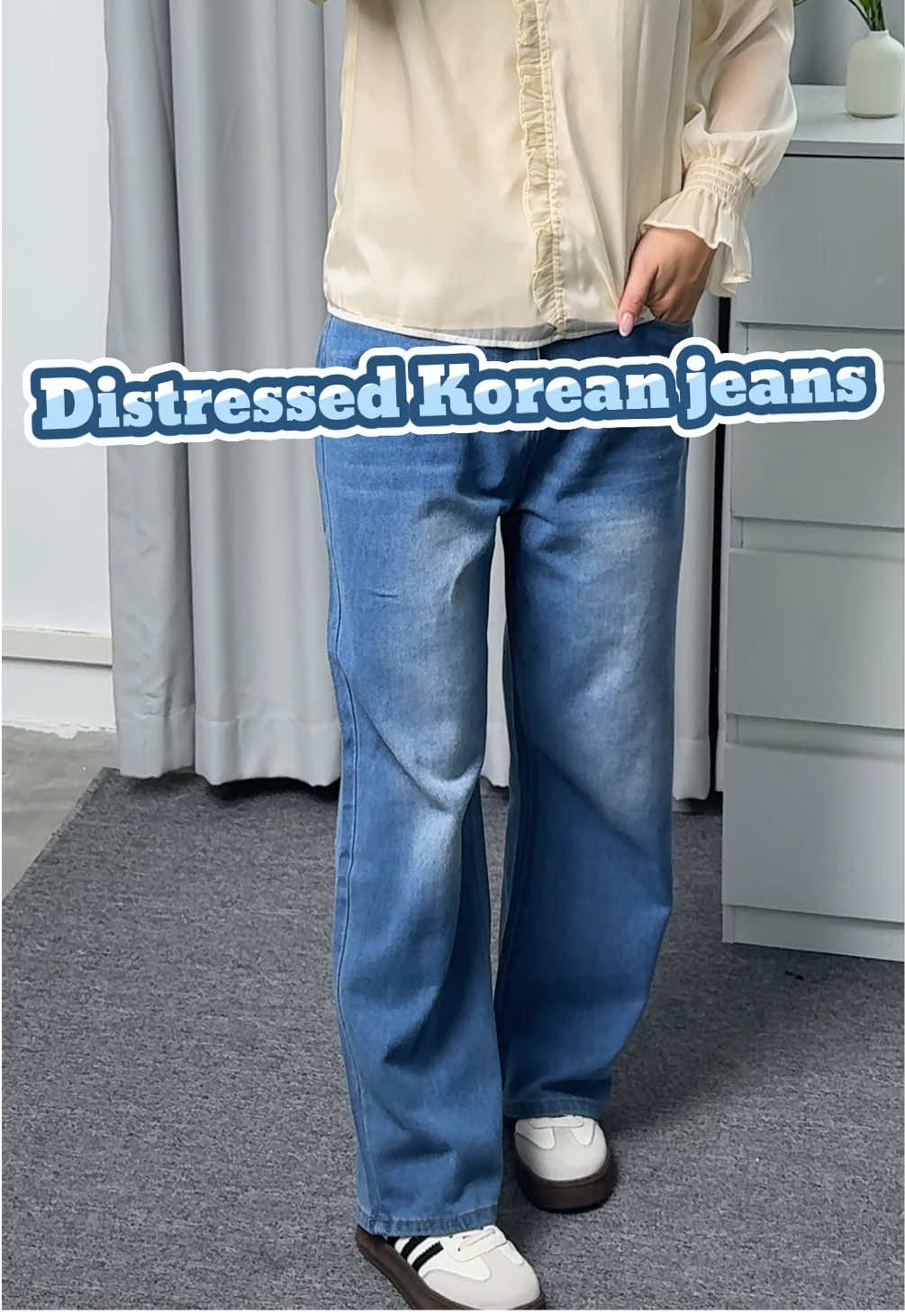 Seluar jeans loose cantik selesa pakai🥰 🔥  #clashemy#jeans#jeanshighwaist  #baggyjeans  #widelegjeans  #plussizejeans #jeanswanita  #seluarjeansmurah  #seluarcantik  #jeanswanitamurah  #seluarviral  #seluarpalazo  #seluarjeansperempuan #palazzo #plussizejean#classy#OverskinLipCheck 