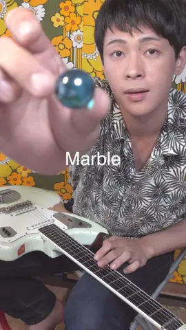 I played the guitar with a marble. ビー玉でギター弾いてみた！ #guitarplayer #弾いてみた #guitarlife