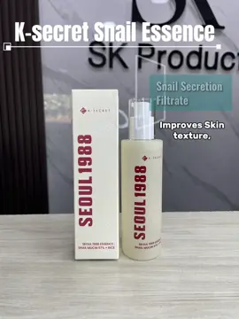 #ksecret SEOUL 1988 ESSENCE ( SNAIL MUCIN 97% + RICE) Price: Tsh 60,000 Our lovely SK customers wote tunajua jinsi snail mucin essence zinavyo hydrate ngozi na kuimprove elasticity. But this particular essence ni nzuri kwa sababu ukiacha the 97% ya snail mucin ina Rice extract pia ambayo ina brighten ngozi, ina hydrate pamoja na ku strenthen the skin barrier. Essence hii inasaidia pia ku smoothen skin texture and great news ni kwamba haina Alcohol wala fragrance hivyo ni safe kwa sensitive and acne prone skin. WhatsApp number is on Bio or DM us. You can call us through; 0765918078 0759280275  #sk_productstz #fyp #koreanskincare #tanzaniantiktok🇹🇿 