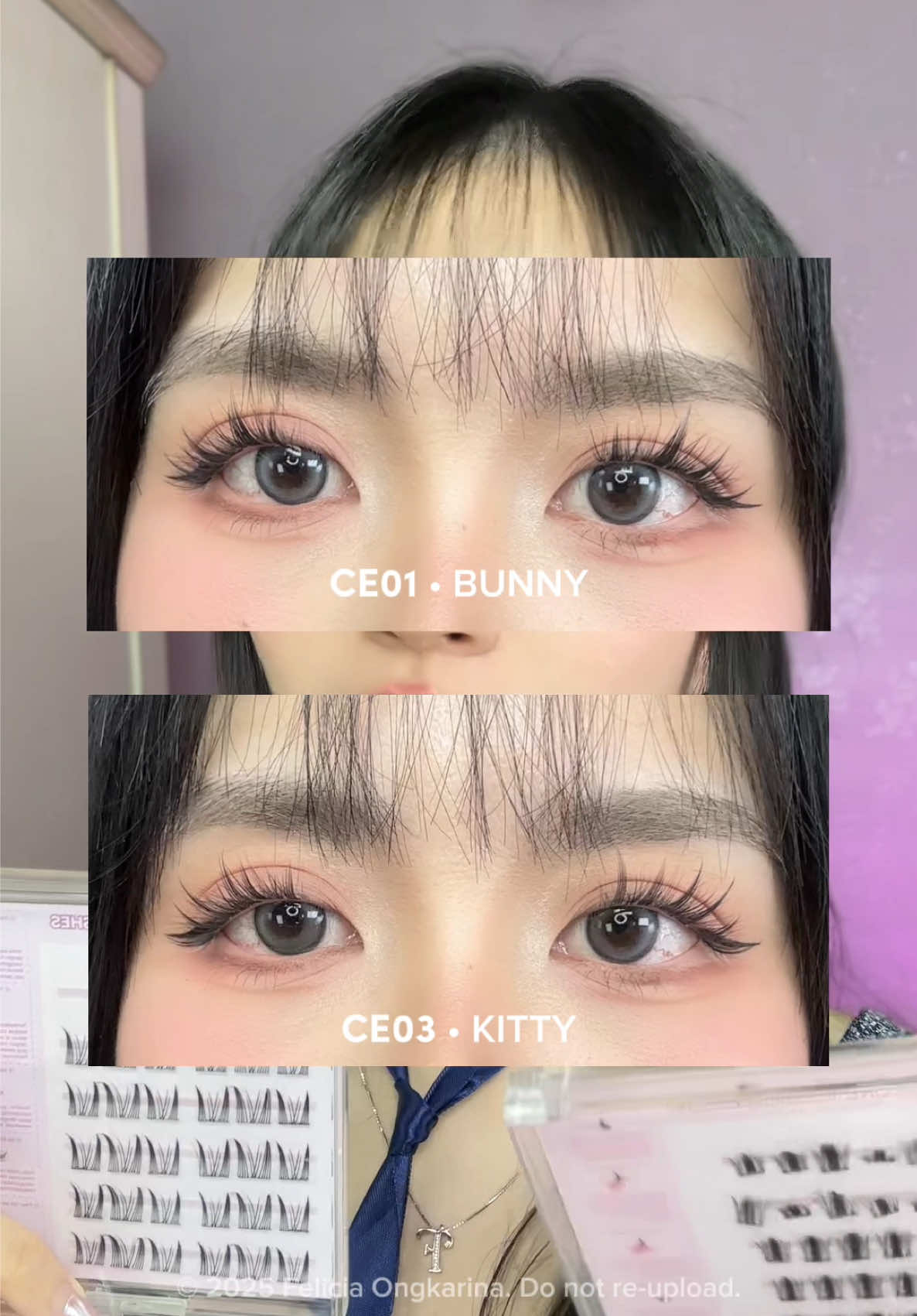 bulu mata tanpa lem, sat set tinggal pasang aja! 💞 #eyelash #focallure #clusterlashes #falselashes 