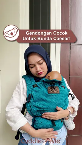 Bunda dengan riwayat caesar merapaaat!🤫 ;interest-produk #cuddlemeindonesia #cuddleme #terpercayasejak2010 #peloporSSCMshape #bayi #caesar #levanacarrier 