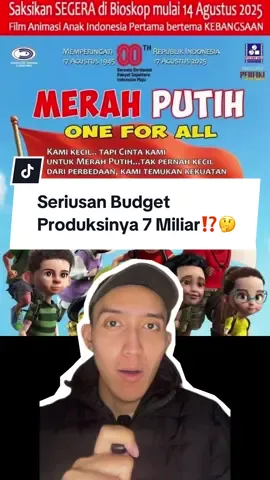 Hmmm serius nih budget produksinya 7 Miliar⁉️🤔 #merahputihoneforall #filmindonesia 