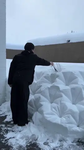 Funny snow challenge #fyp #usa_tiktok #satisfyingvideos #oddlysatisfying #usa🇺🇸 #snow #ice #winter #snowchallange 