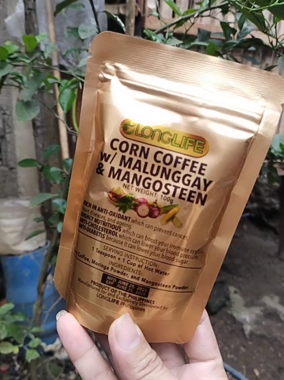 CORN COFFEE W MALUNGGAY & MANGOSTEEN #coffee #organiccoffee #malunggay #mangosteen #everyone #highlight #fyp #longlifecoffee #everyone 