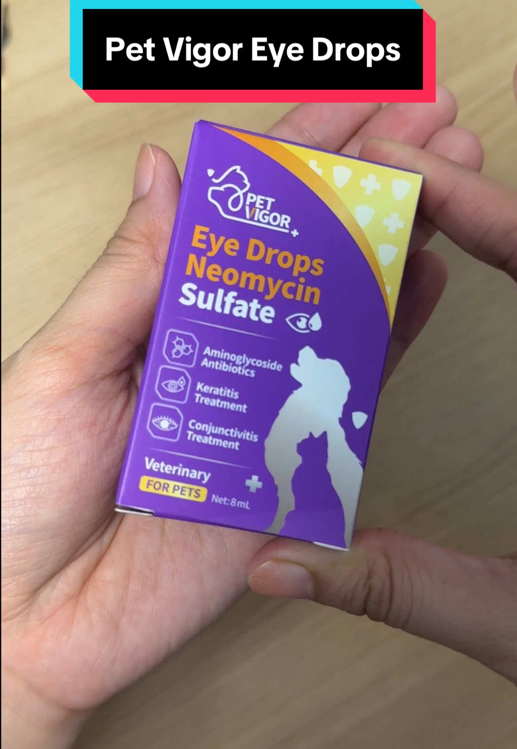 Pet Vigor Eye Drops #cat #catsoftiktok #petvigor #eyedrops 