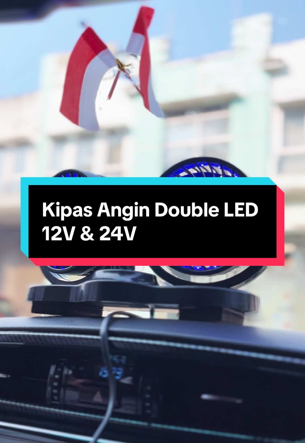 🥵Mobil panas, kabin pengap, nyetir jadi nyiksa? Waktunya pasang kipas angin double LED universal! 💨 Angin sejuk + LED terang = nyaman dan gaya! ⚙️ Bisa dipasang di semua jenis mobil! #megatruck #truk #aksesoristruk #mobil #aksesorismobil #kipasanginportable #kipasanginmobil #kipasangintruk #fyp #fypage #foryou #foryoupage #xybca #xyzabc 