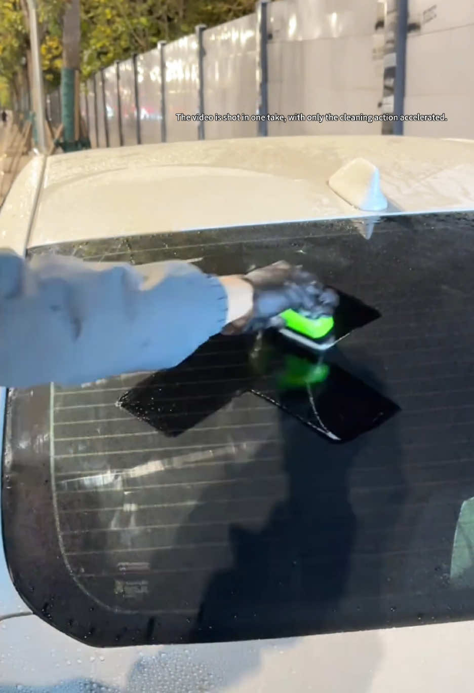 Oil Film Brush.#fyp #goodthing #carbeauty #useful #carwash #safety 