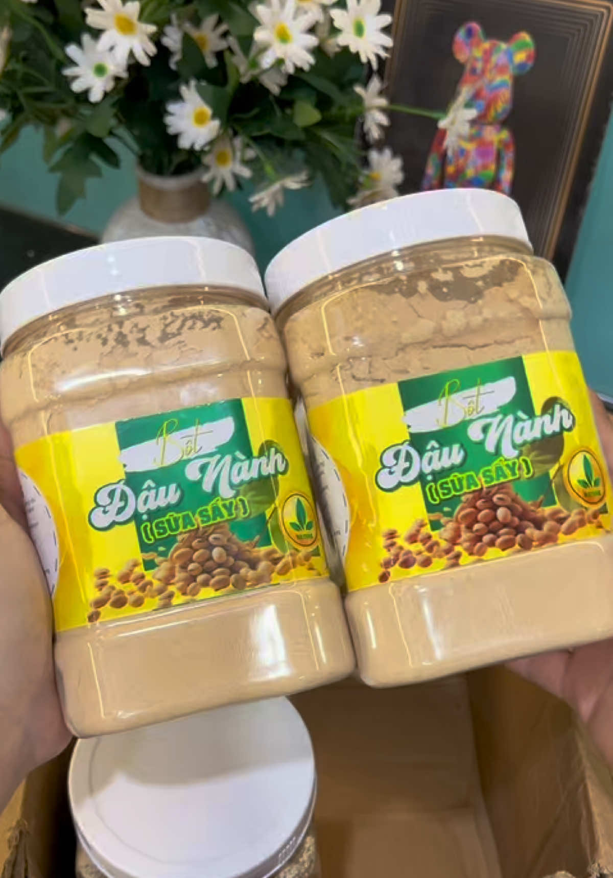 Combo 3 hộp bột đậu nành rang xay nguyên chất#emkieutaphoa #botdaunanh #botdaunanhnguyenchat #botdaunanhrangxay #botdaunanhtunhien