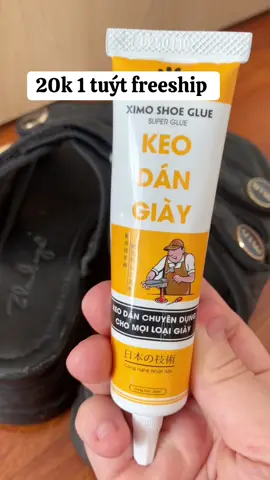 20k 1 tuýt keo dán dày dép chuyên dụng #giaydep #giay #keodangiay #lamdep 