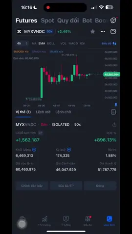 Nổ hũuuu#onus #trade #bitcoin #btc #myx #crypto #foryou #xh 