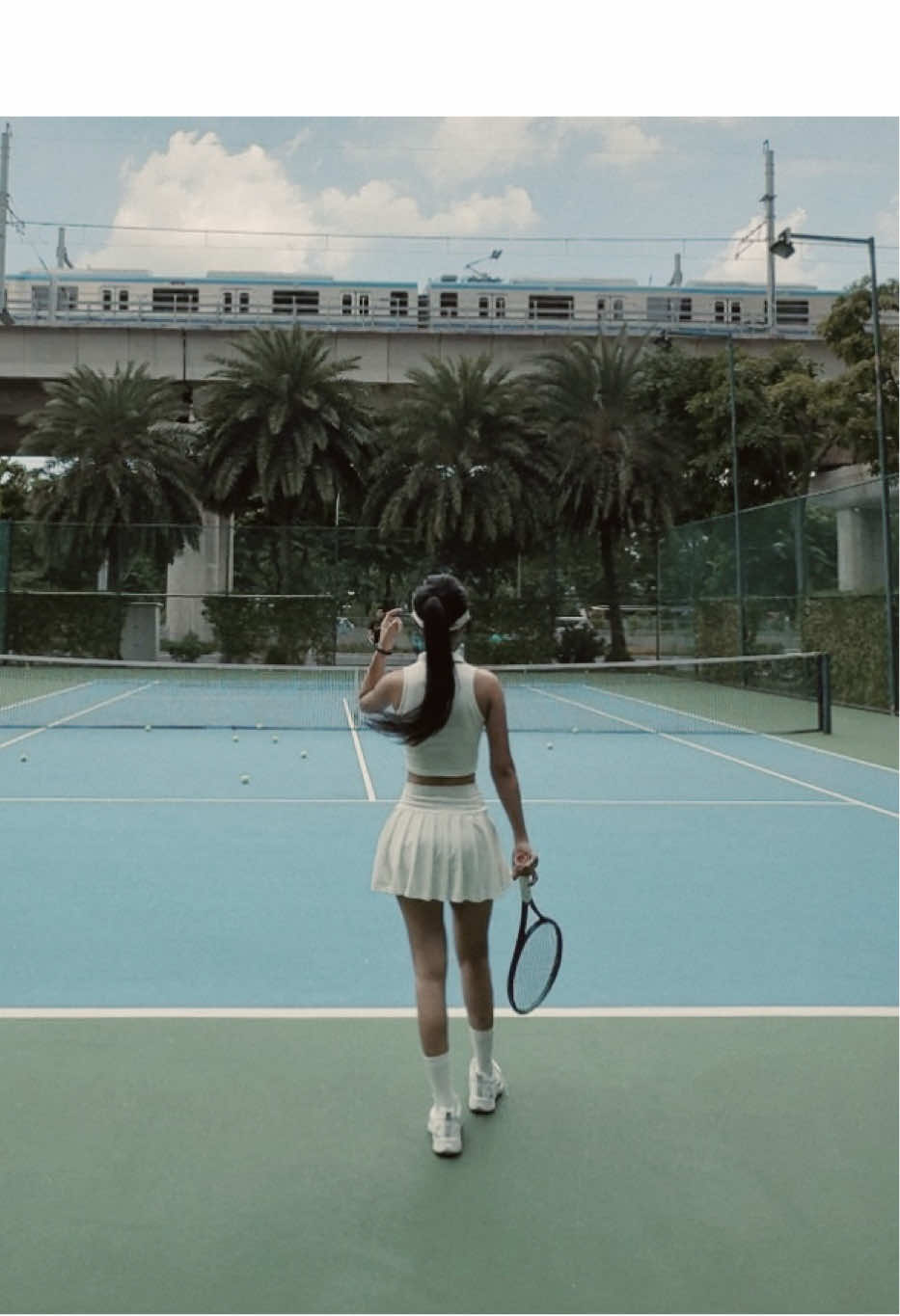 Morning tennis 🎾 #tennis #tennisgirl #tennisvideo #fypシ゚ 