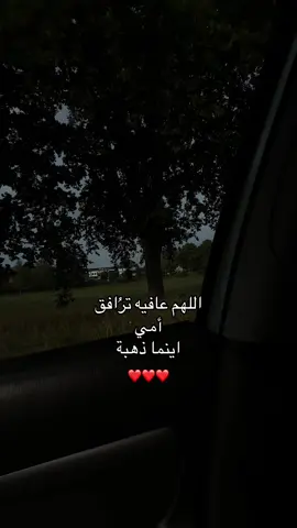 اللهم عافيه ترافق أمي اينما ذهبة ❤️