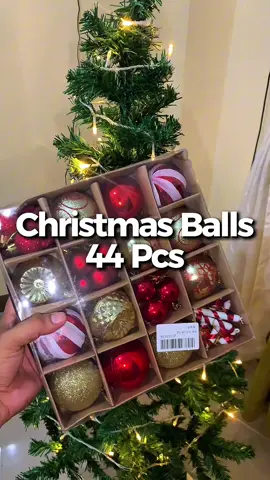 44 Pcs Christmas Balls for your Christmas Tree! 🎄🎅 #christmasballset #christmasball #christmasdecorations #christmas #xmas #xmasdecor 