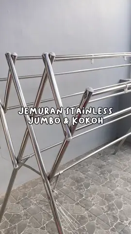 Serius ini awet banget dan anti karat karena dari bahan stainless #jemuranbaju #jemuranjumbo #jemuranstainless #dekorasirumah #dekorrumah #homeliving #laundryroom