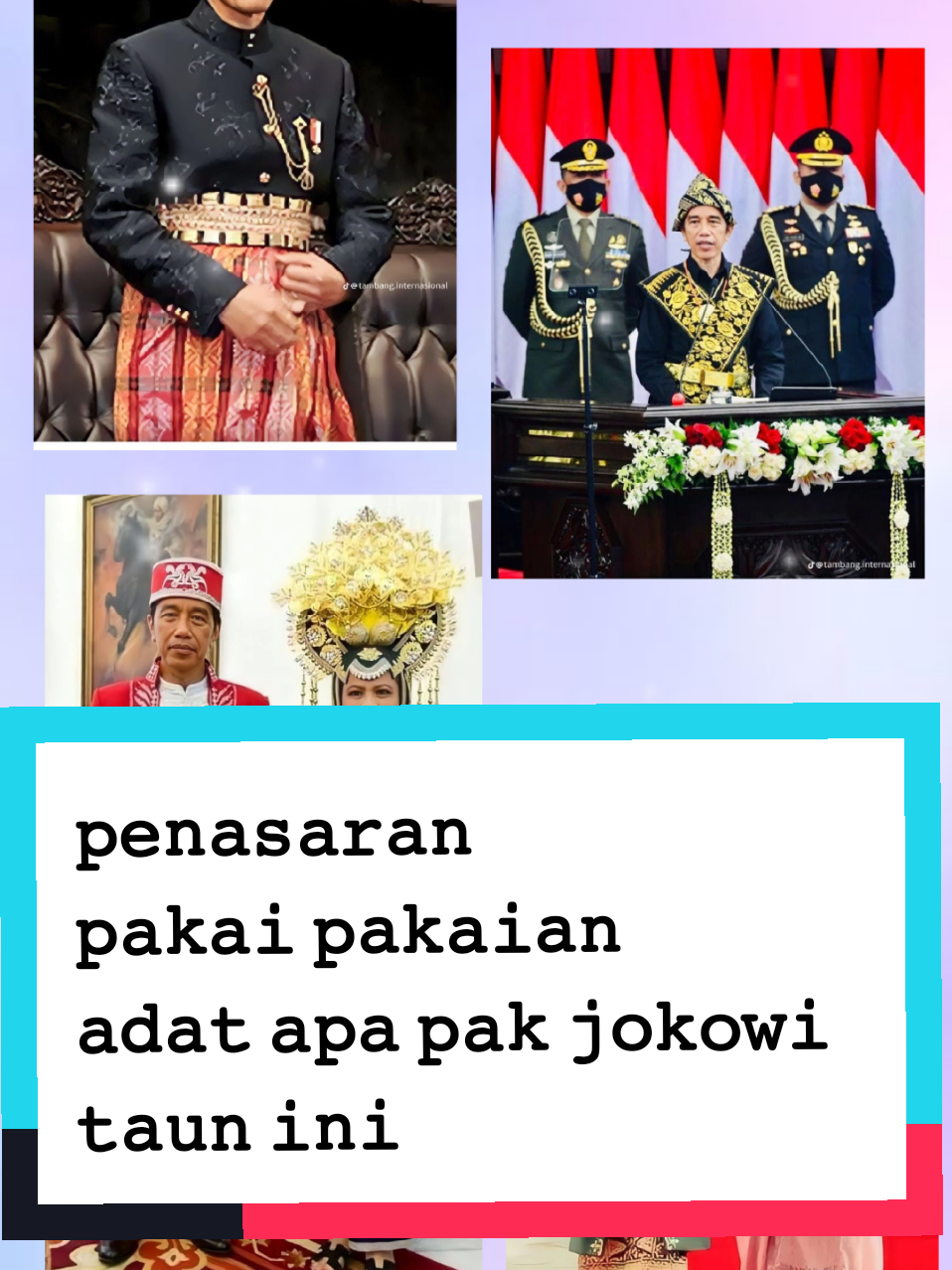 penasaran 17 Agustus 2025 pak jokowi pakai pakaian adat apa ya?  #jokowi #jokowidodo #fyp #17agustus #pakaianadat 