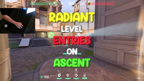 How a Radiant ENTRIES on Ascent 🌸 #Valorant #valoranttips #radiant #ascent #fyp