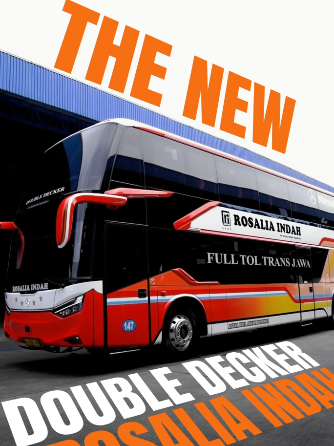 New Double Decker Check! 🚌✨ Armada Double Decker terbaru yang dilengkapi berbagai macam fasilitas penunjang perjalanan ini akan mengantarmu ke kota tujuan dengan nyaman🤩 Ada yang tahu armada Double Decker ini melayani rute mana? Tulis di kolom komentar ya🙌  Pesan tiket perjalanan nyamanmu sekarang. Kunjungi www.rosalia-indah.co.id atau unduh aplikasi Rosalia Indah di Google Play/App Store dan kunjungi Agen Penjualan Tiket terdekat di wilayah Anda. #rosaliaindahaja #rosaliaindah #rosaliaindahgallery #rosaliaindahtransport #rosaliaindahofficial 