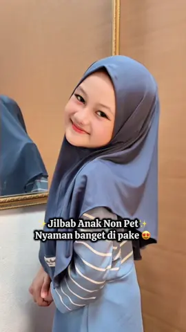 Jilbab anak non pet .. nyaman banget di pake 😍 #jilbabanak #hijabanak #jilbabanakterbaru 