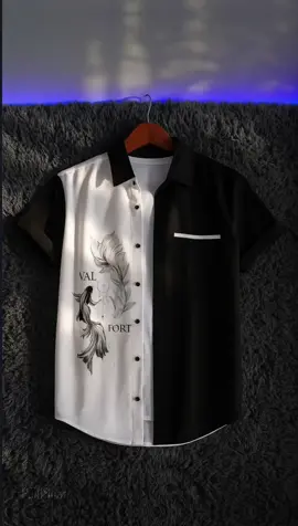 Rekomendasi Kemeja Anime Two Tone Lengan Pendek Bahan Katun #kemeja 