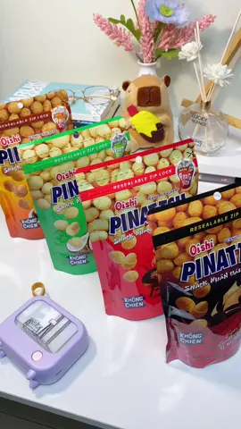 Snack nhân đậu phộng Pinattsu #viral #benho #xuhuong #ănvặt #oshi 