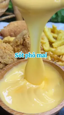 Gà rán,phô mai que ,khoai tây chiên… là phải chấm sốt ngập ngụa nó mới đã #diemthuyriviu #review #sotphomai #tanzyfoods 