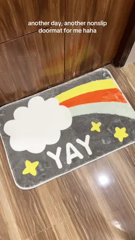 Sobrang cute ng bago kong nonslip doormat bi 🫶 Sobrang lambot din 🥺 #nonslipdoormat #nonslipdoormats #doormat #floormat #antislipdoormat #rug 