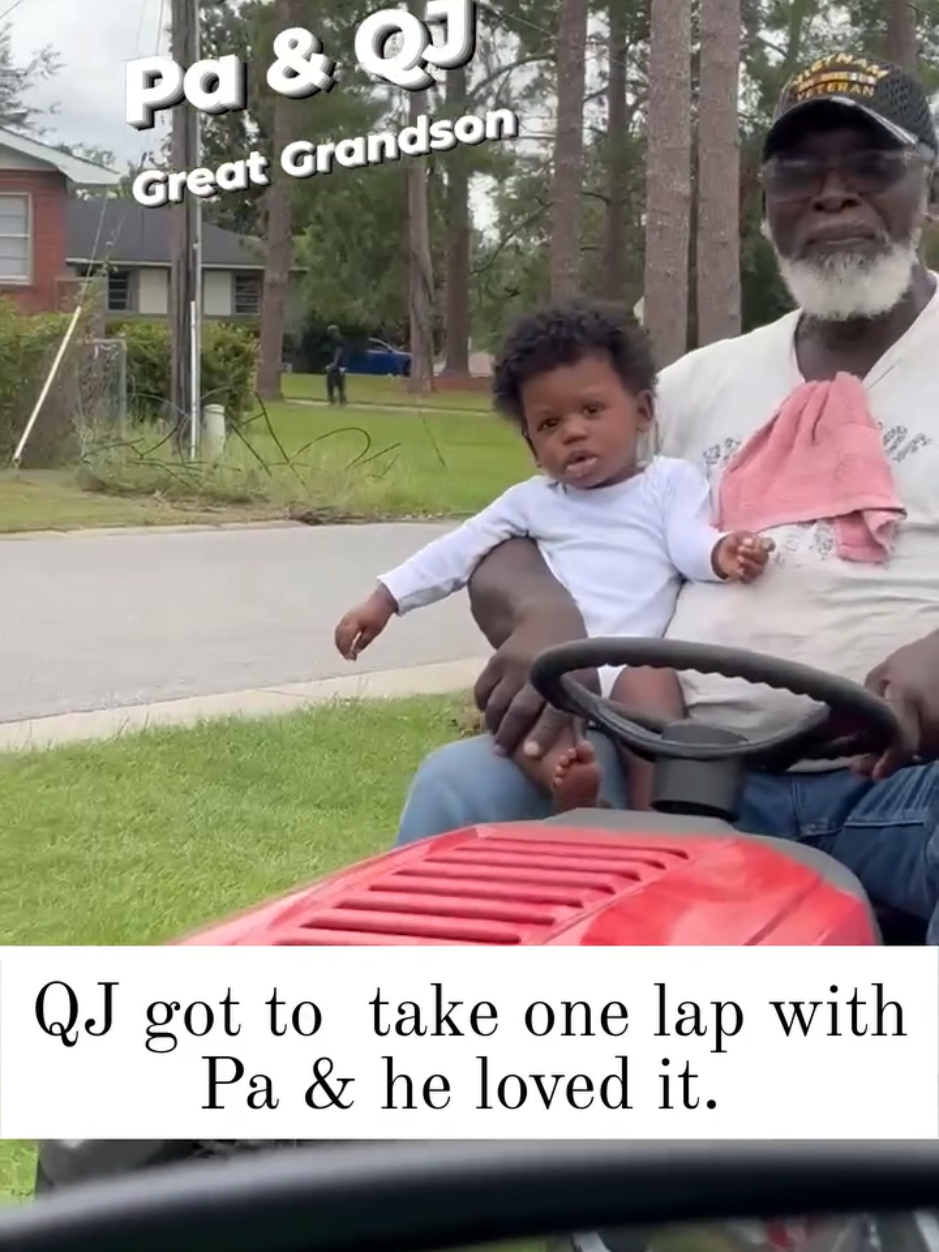 #familytime #grandpa #greatgrandpa #outdoor #outside 