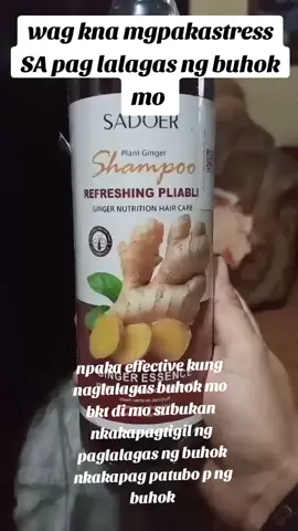 SADOER GINGER Essence SHAMPOO CONDITIONER ANTI DANDRUFF ORGANIC HAIR GROWTH #trendingtiktok #highlights #fyi #tiktok #trending #sadoer #sadoerproduct 