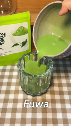 Like matcha , like panna cotta 🍵🍮 @MuchMoreTea #matcha #matchalatte #มัทฉะ 