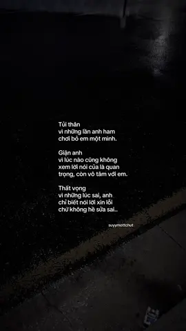 “Tủi thân lắm anh ơi..” #tamtrang #suyymottchut #fyp #viral 