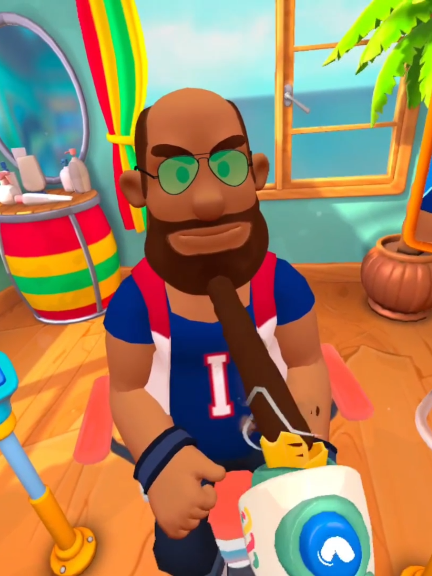 barba de dredissxx  #fyp #vrgame #vr #virtualreality #eusouoflash