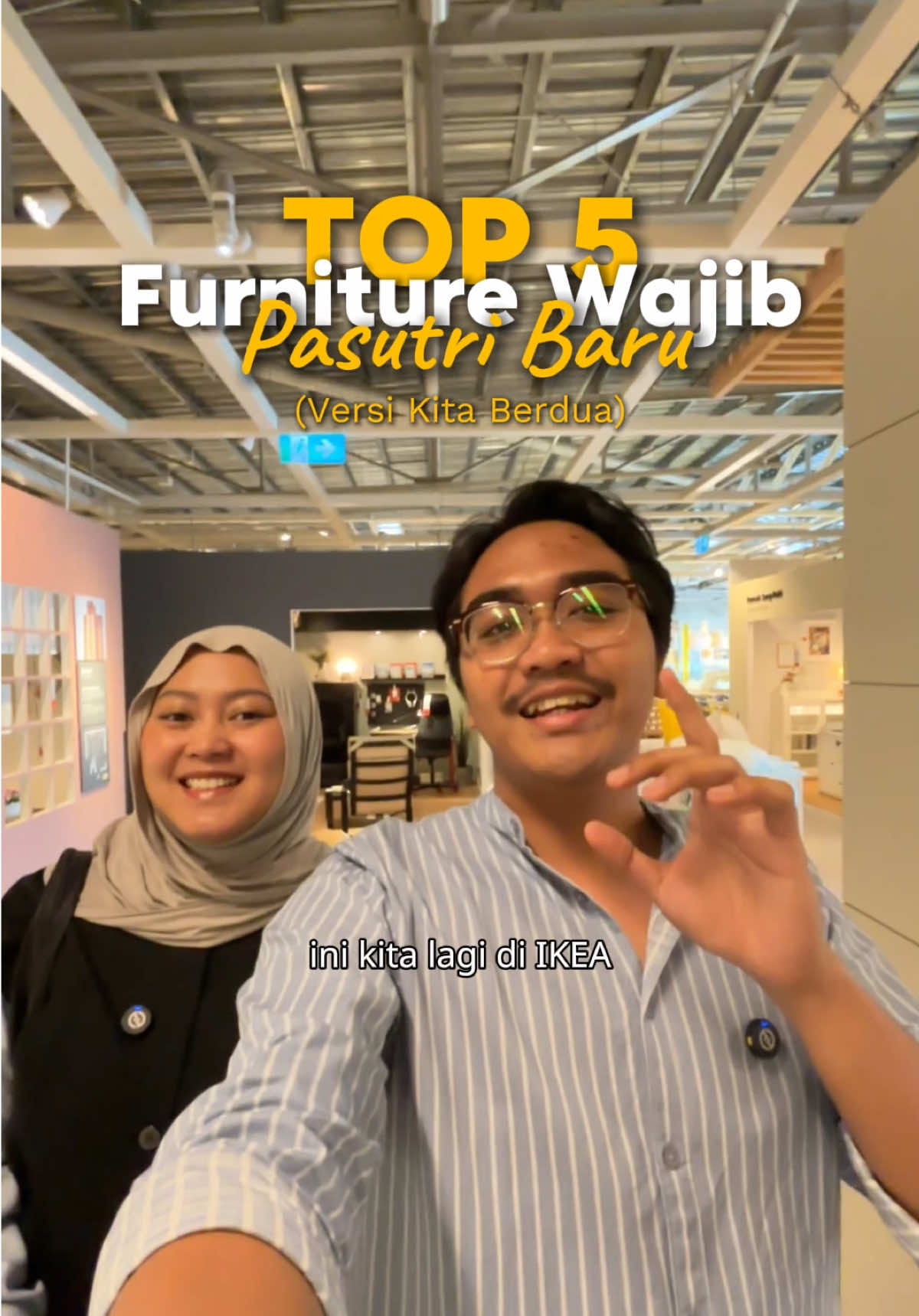 Top 5 Furniture/Perabotan Rumah yang wajib pasutri baru punya✨ Hari ini kita coba cari-cari sambil Ikea Date!  Coba comment kira-kira apalagi yaa barang yang harus dibeli awal awal pas punya rumah?🤗
