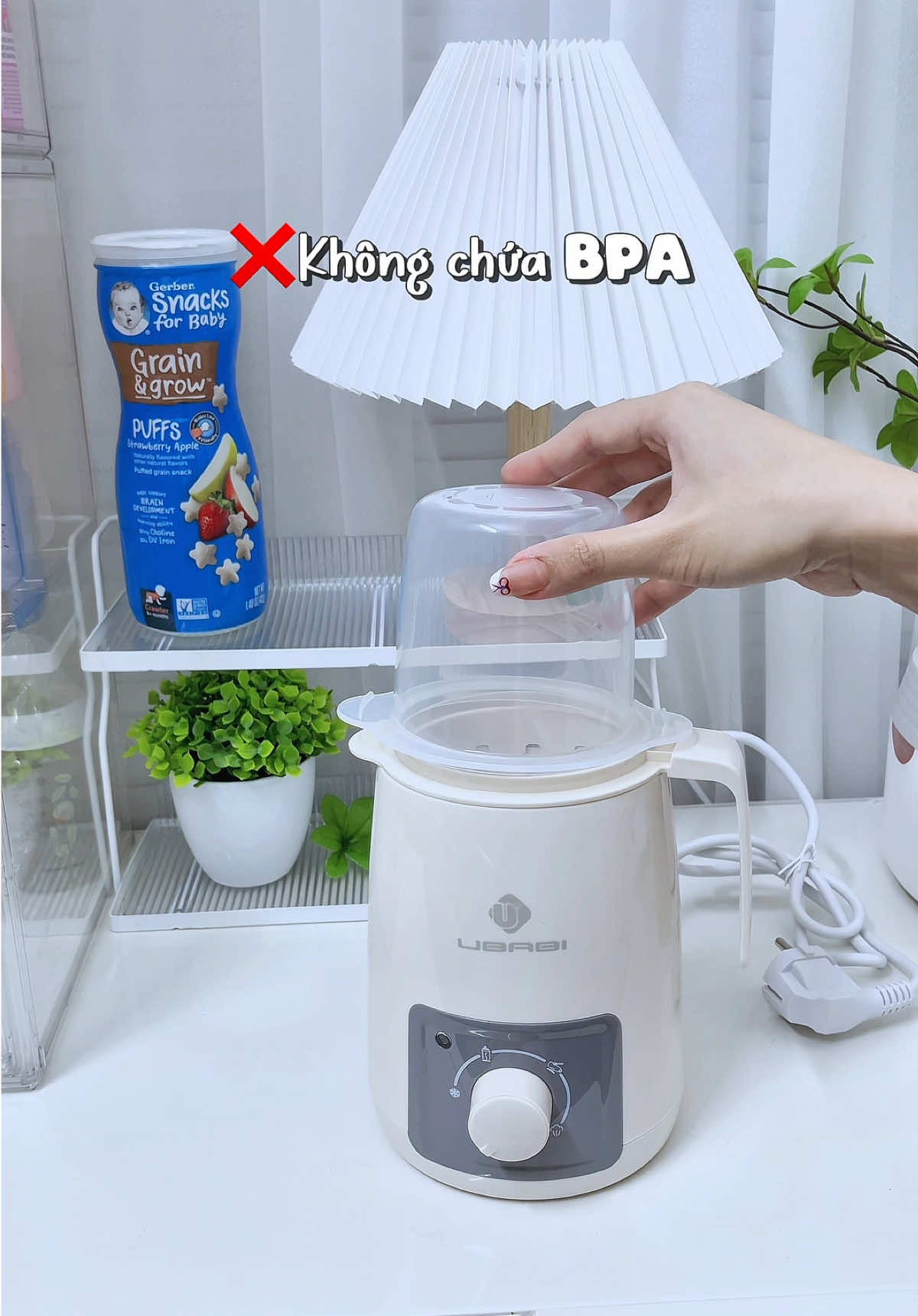 Bà nào cho con ti sữa mẹ nhất định phải có em máy hâm này, siêu tiện luôn #mecoemcam #ubabi #mayhamsuaubabi #ubabivietnam #fypシ #mevabe 