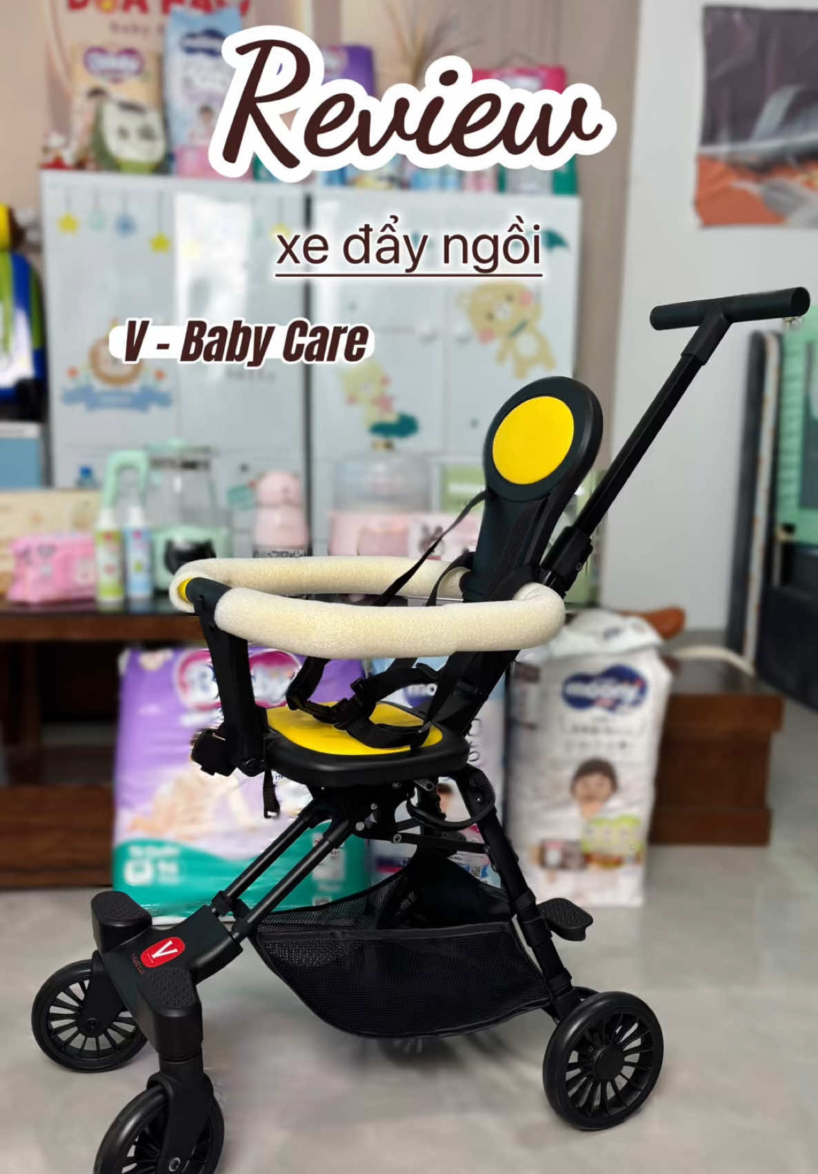 Review xe đẩy ngồi cho bé #xedaygapgon #xedaychobe #xuhuong #trending  @Dưa Hấu Baby Mom 2 