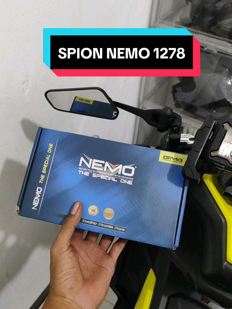 Membalas @aditoyotajakarta Nih yang lagi nyari spion kecil kokoh elegan 😎 #spionnemo1278 #sepionnemo1278 #spionnemo #sepionnemo #sepionuniversal #aeroxalphamodifikasi #aeroxalphadownsize 