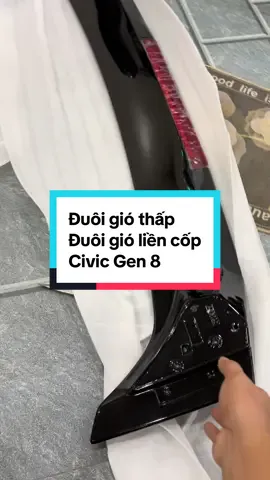 Đuôi gió thấp, đuôi gió liền cốp, nhà máy sơn sẵn màu đen ✌️ #civic #gen8 #mugenrr 