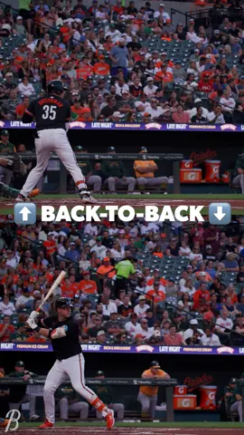 Going back-to-back 🤝 #homerun #dingers #baseball #orioles #MLB