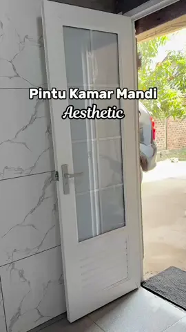 Gak nyesel sama sekali #pintukamarmandi #pintukamarmandialuminium #pintuaesthetic #homeliving 
