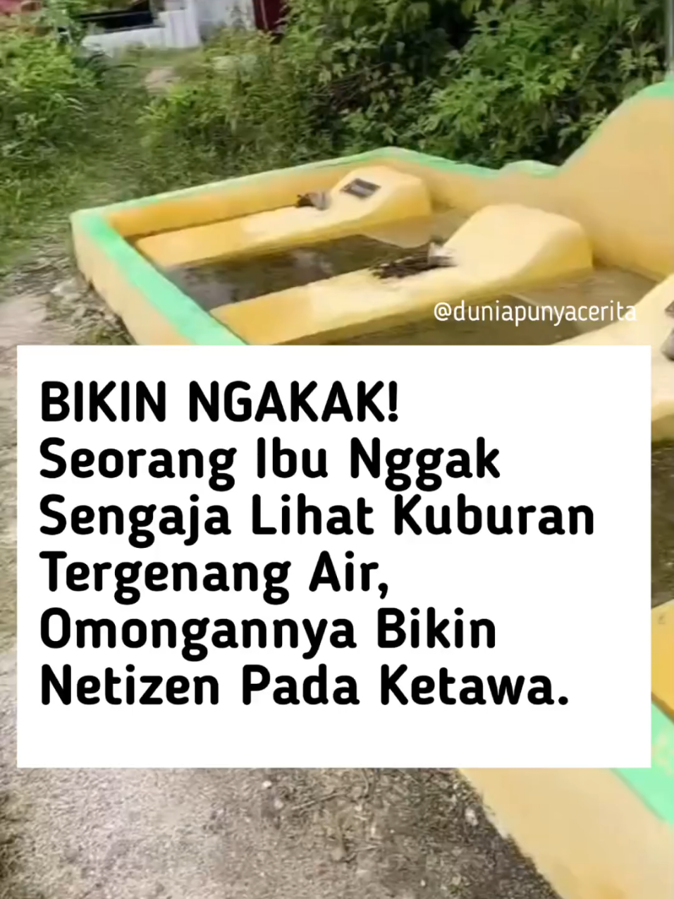 “Berendam kalian” 😭 💀 🎥via : genov2201