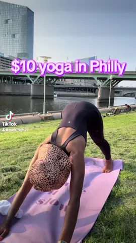 POV: you randomly find a $10 yoga class and it centers your whole soul 🧘‍♀️✨ Philly friends - they do this Tues/Thurs/Sat/Sun. Link for tickets on their page. Trust me, your body needs this!  #philly #phillytiktok #random #yoga #thingstodoinphilly #delawareriverwaterfront 